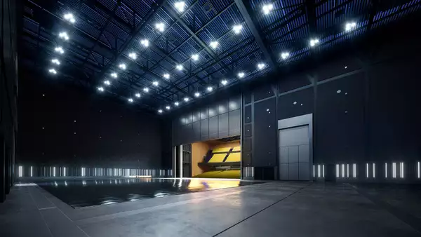 A render of the inside of Factory International