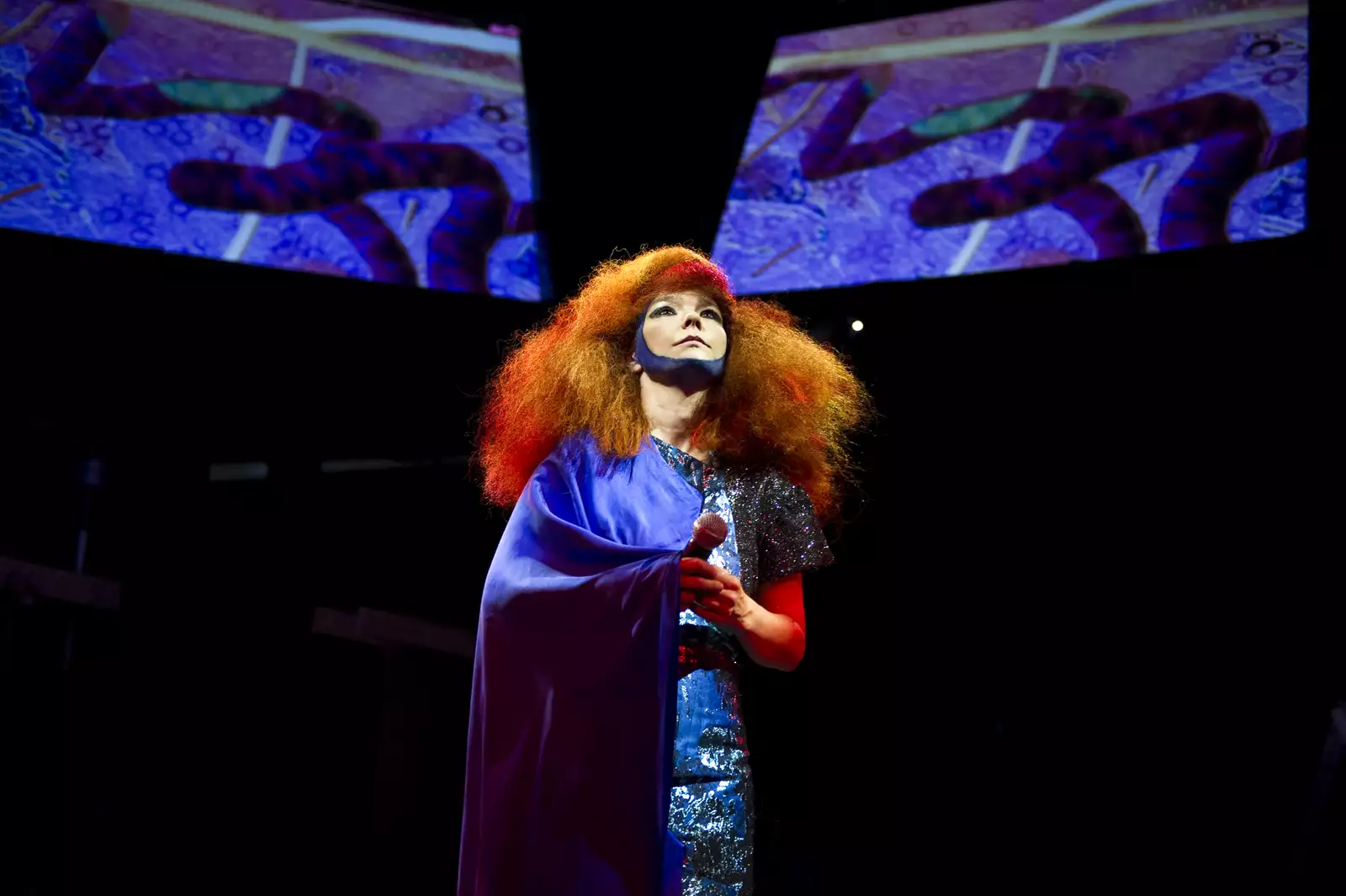 Bjork at the Manchester International Festival 2011